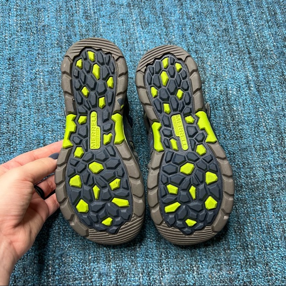 Merrell Kid's Hydro Sandals In Blue Green - Picture 6 of 7